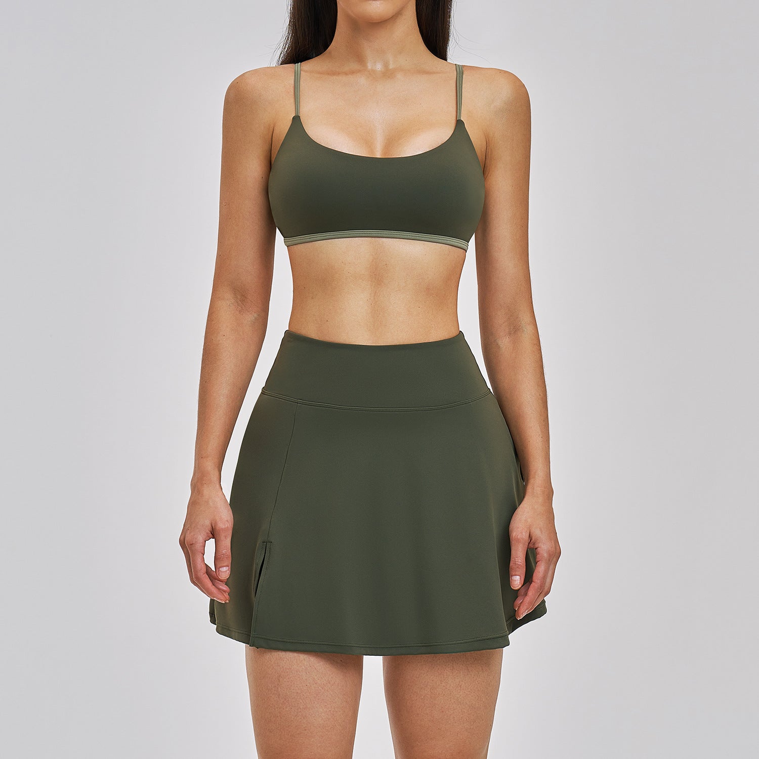 Women's beautiful bras with skirts set