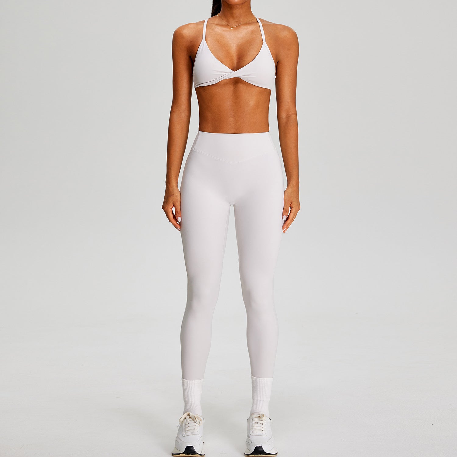 Beautiful Back Bra Quick-Dry High-Waist Butt-Lifting Long leggings Fitness Slimming Tight Yoga Set