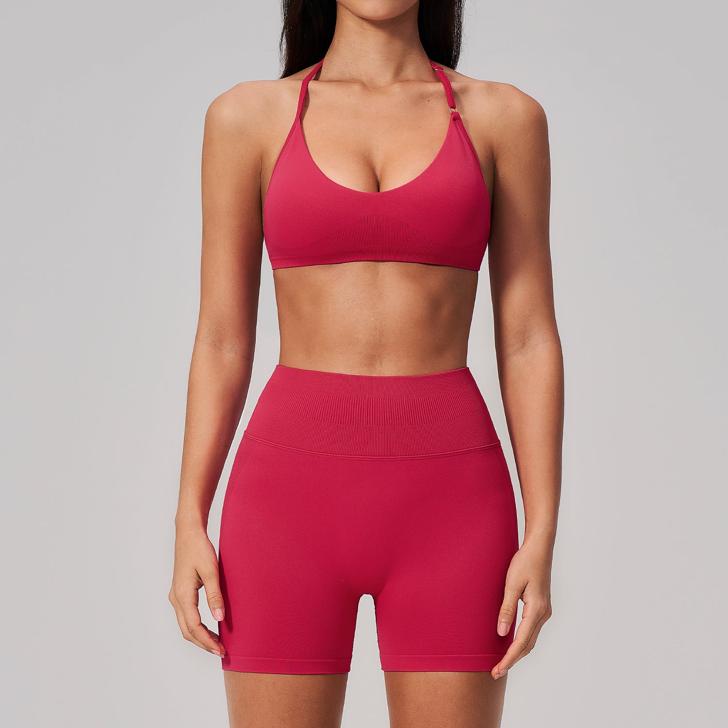 Women's new bras with quick-drying shorts fitness yoga set