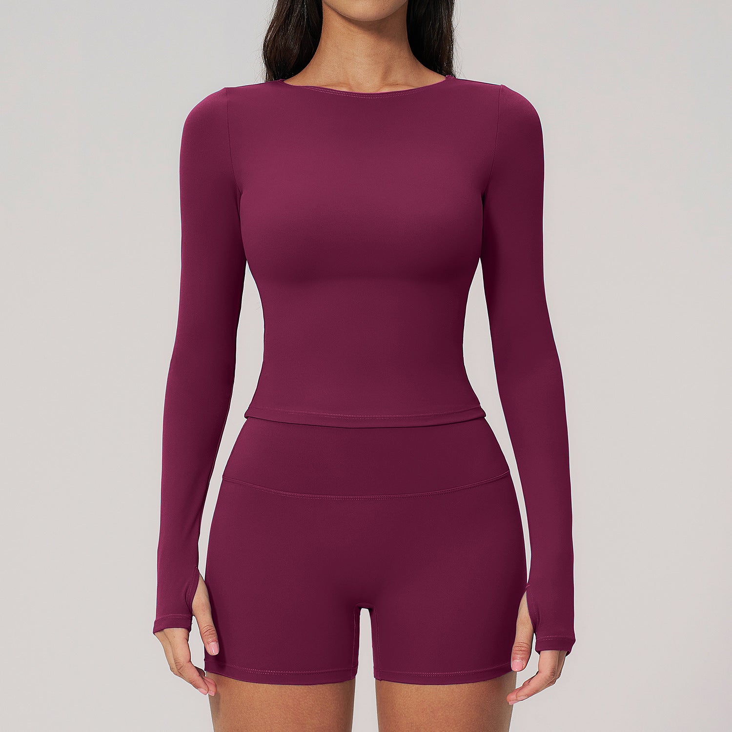 New Fitness Long-Sleeve Set Casual Comfortable and Quick-Drying yoga set