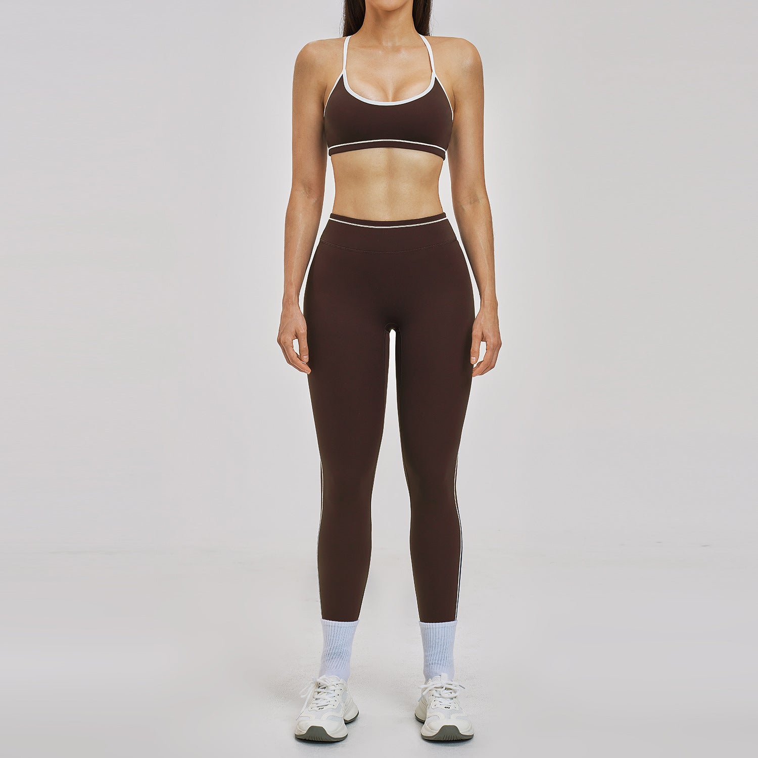 Women's wholesale quick-drying sports bras with leggings yoga set
