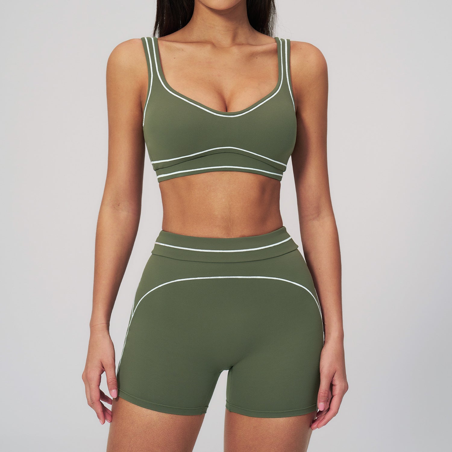 Women's hot-selling Color-Block Yoga sports bras Set