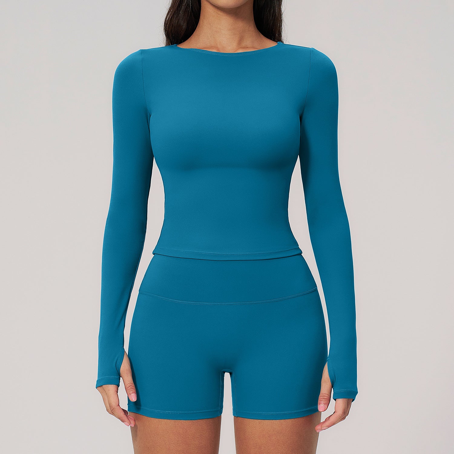 New Fitness Long-Sleeve Set Casual Comfortable and Quick-Drying yoga set