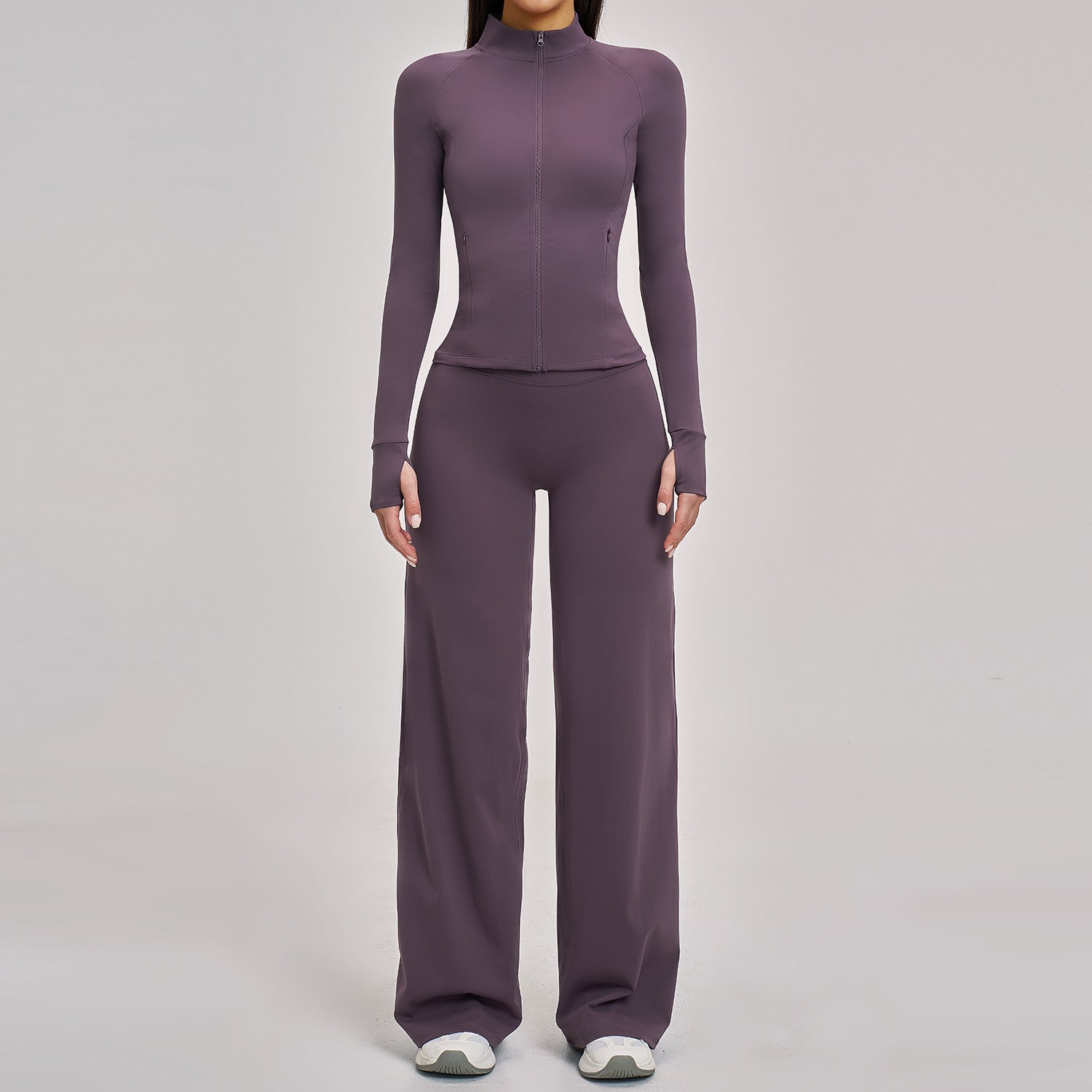 Versatile Casual Yoga Jacket Sports Running Fitness Set