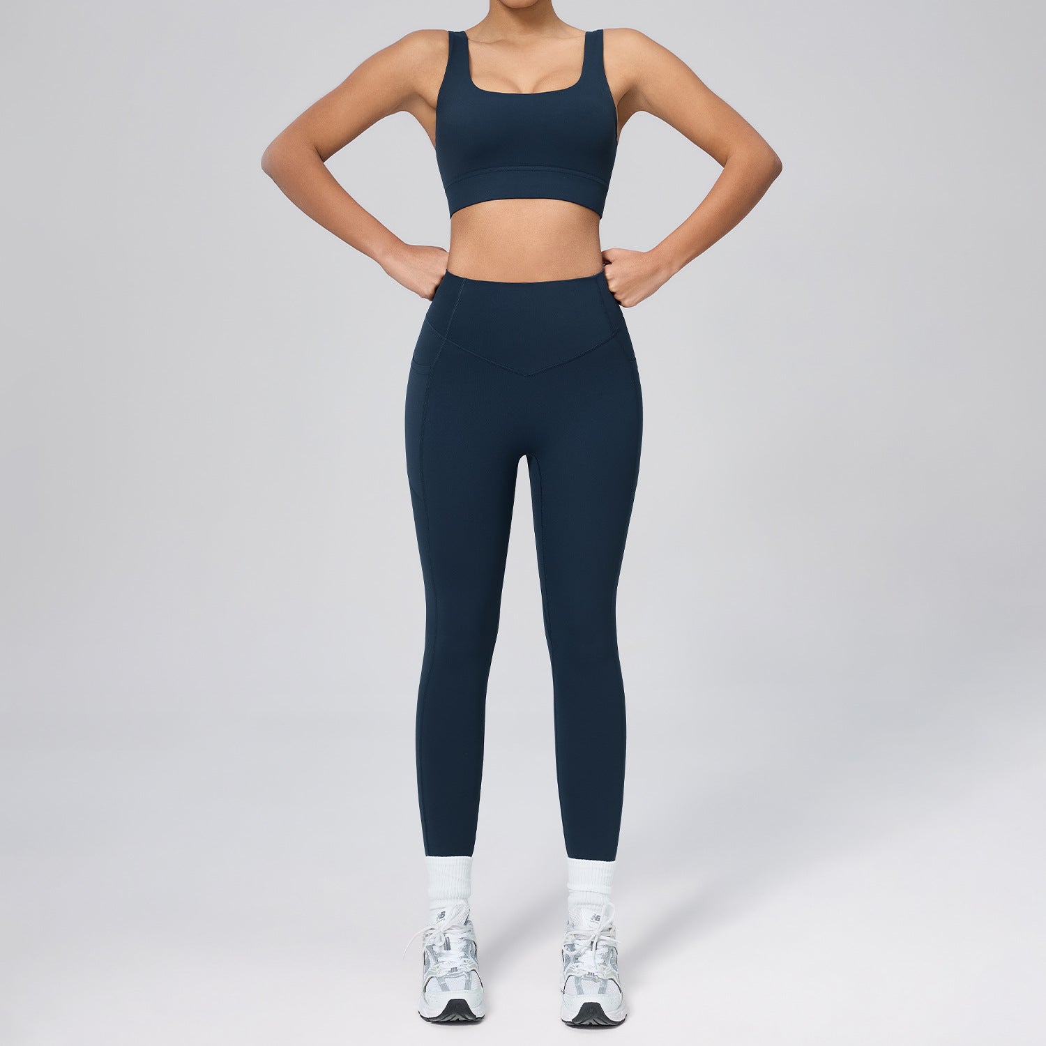 Women's new fitness quick-drying sports bras set