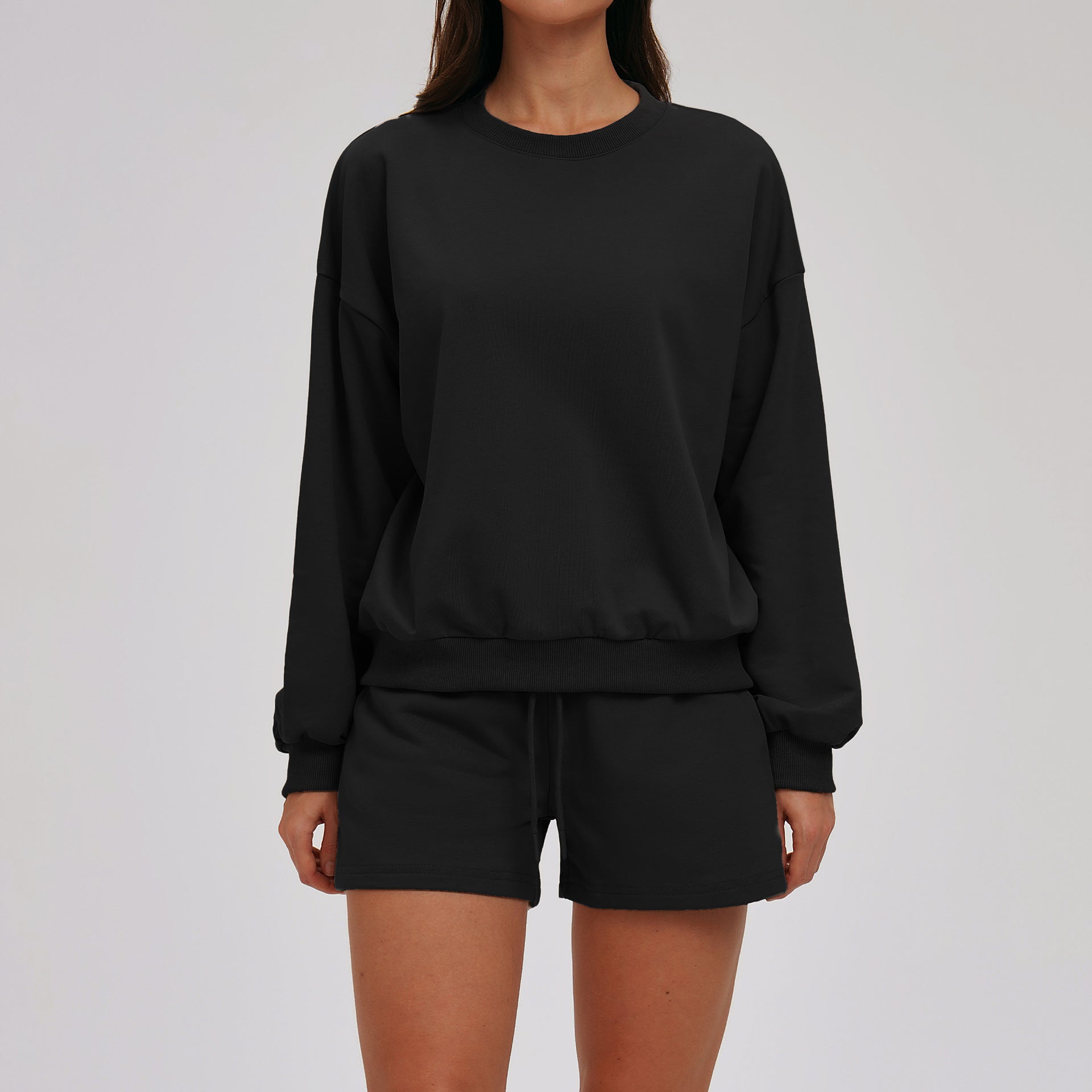 Fashion Versatile Loose-Fit Winter Sportswear hoodies Set