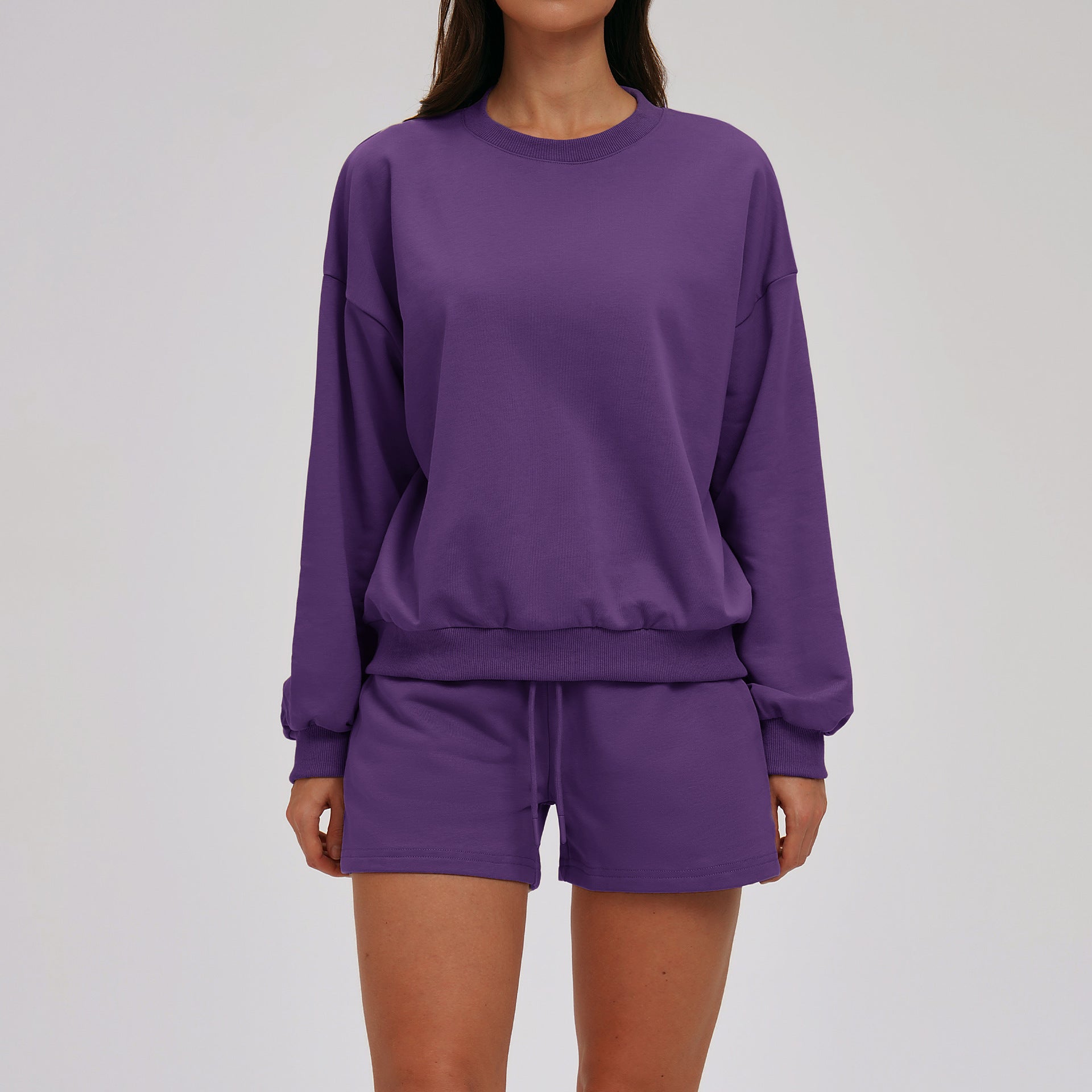 Fashion Versatile Loose-Fit Winter Sportswear hoodies Set