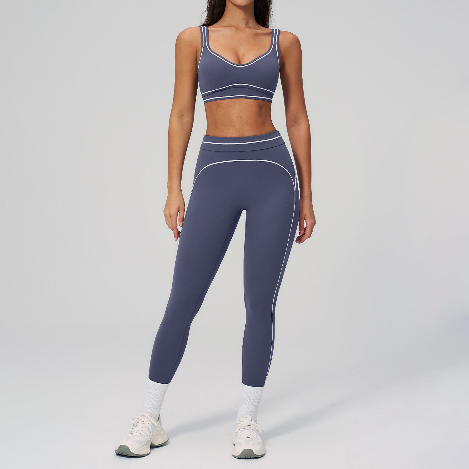 Women's hot selling sports bras with leggings fitness yoga set