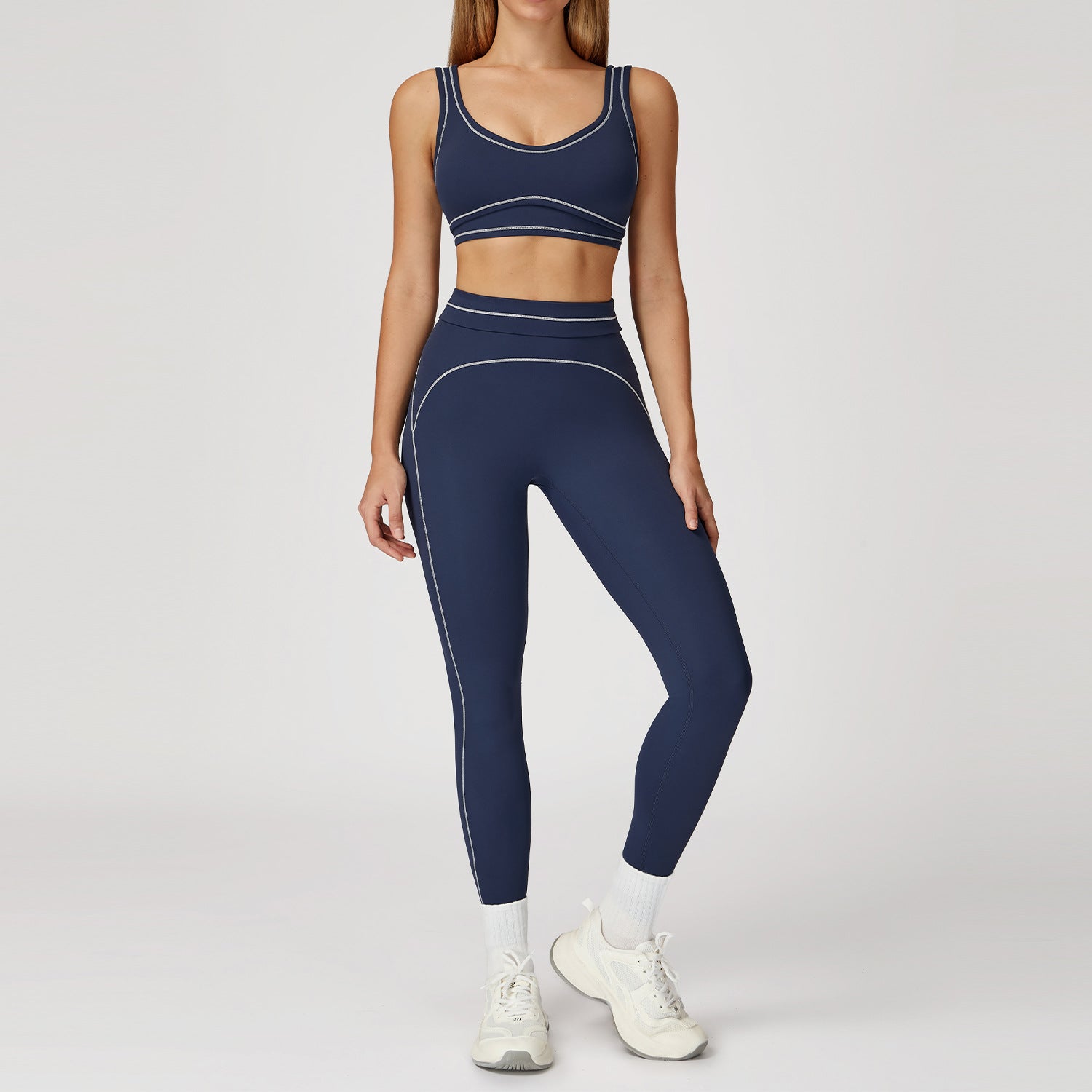 Women's hot selling sports bras with leggings fitness yoga set