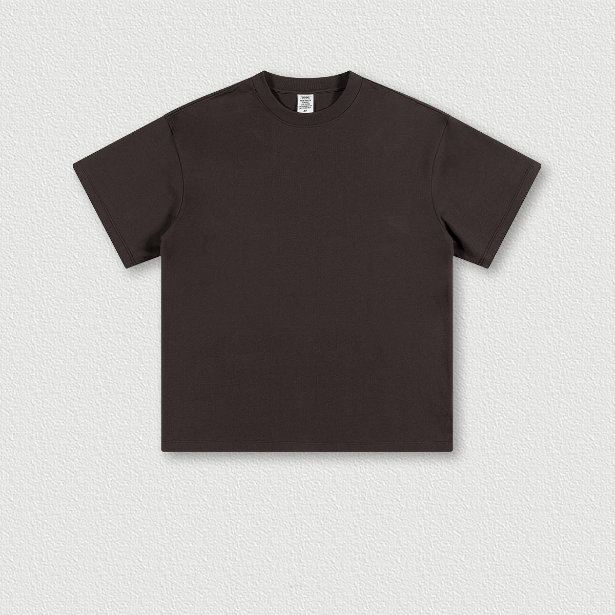 Men's Wear Earth Color T-shirt Solid Color Cotton Short Sleeves