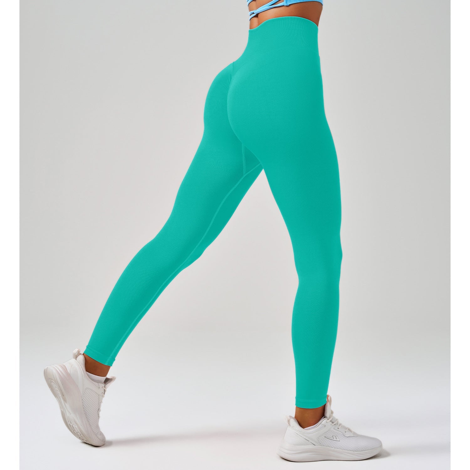Women's High Abdominal Waist Tight Fitness Pants