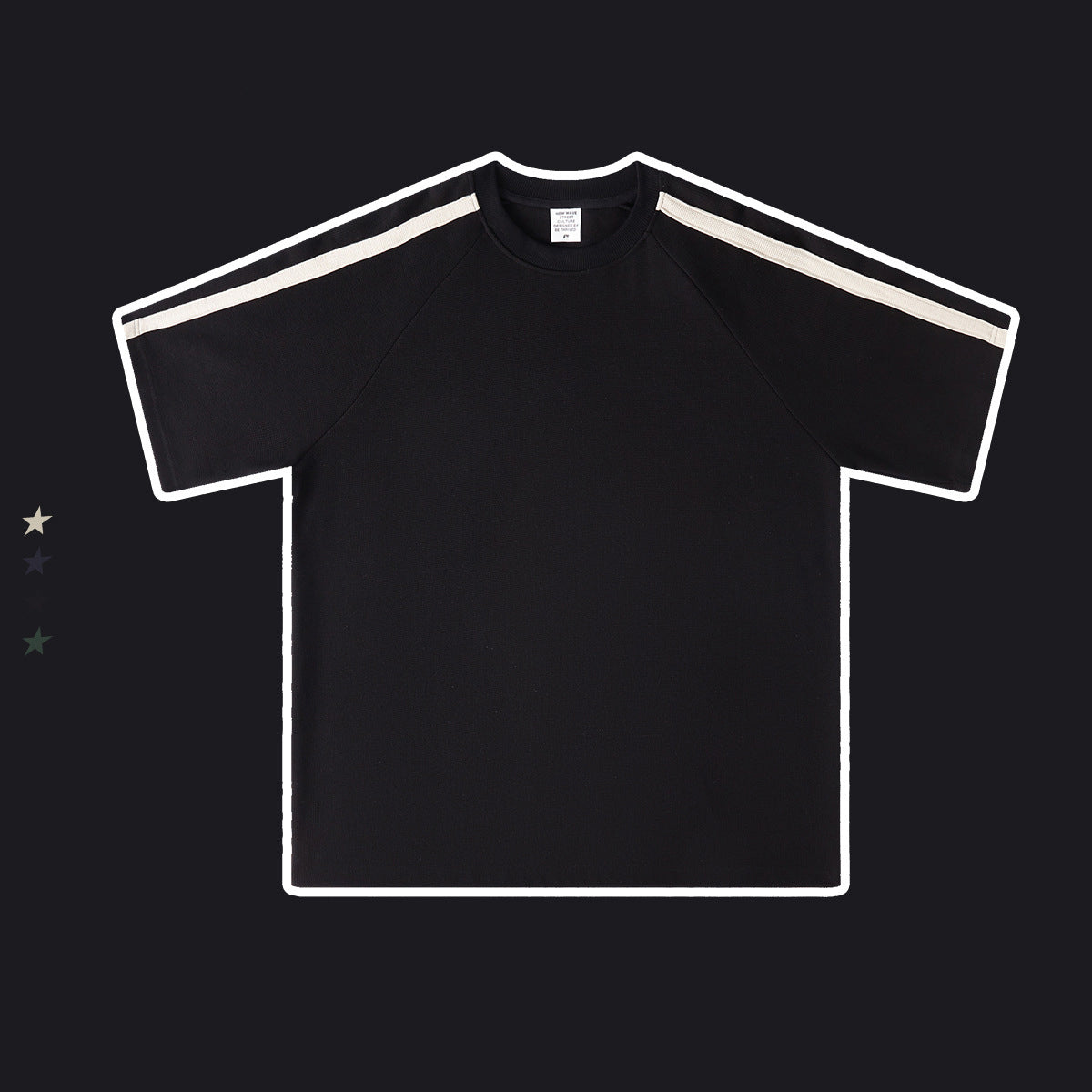 Wholesale Wear Contrast Color Large Size Half-Sleeve