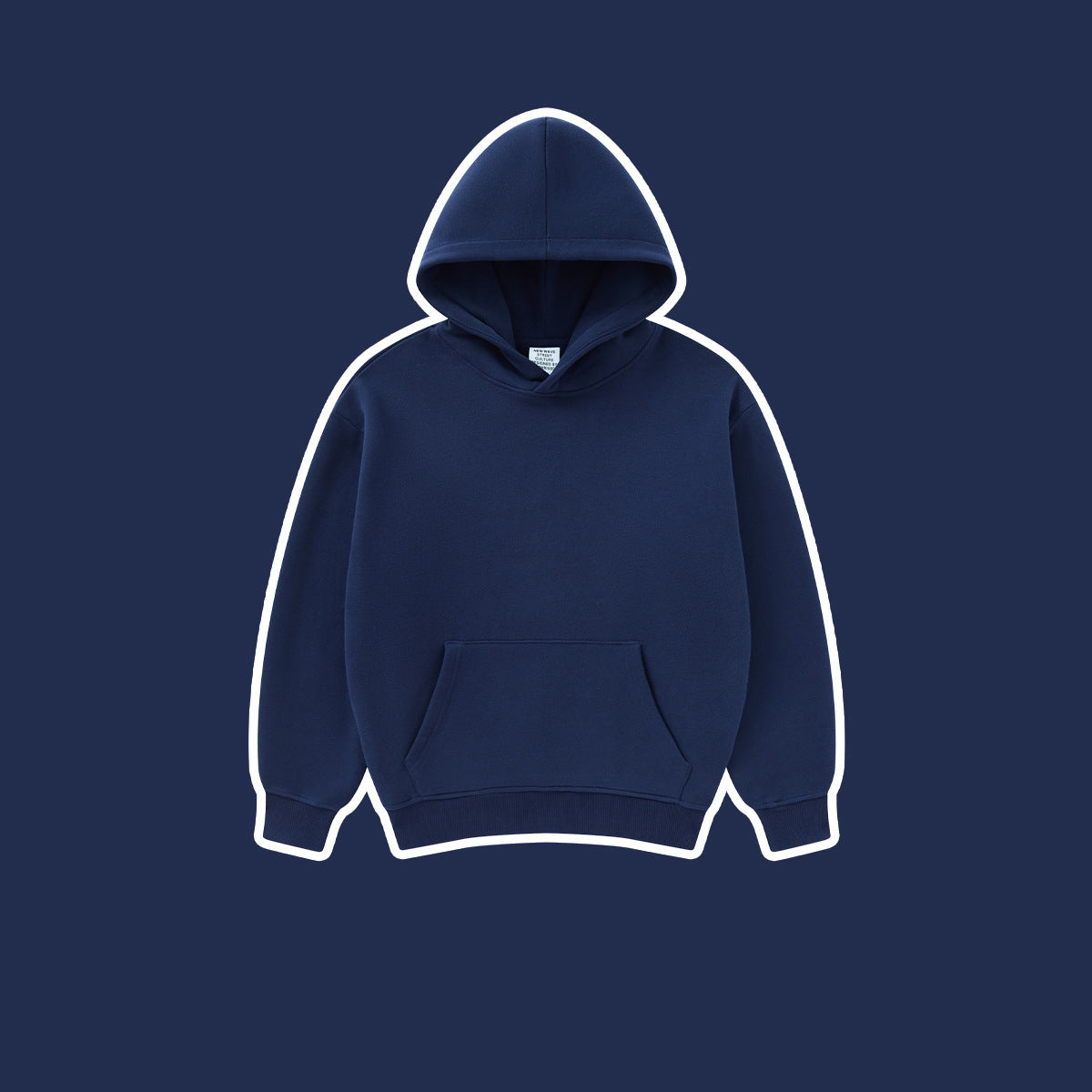 Children's Sweatshirt Hoodie Solid Color Heavy Fleece