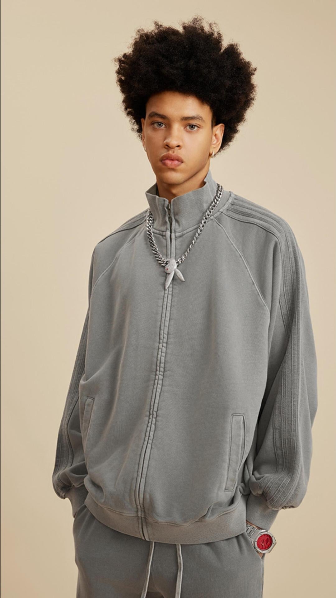 Wholesale Heavy-Duty Zippered Washed Apparel