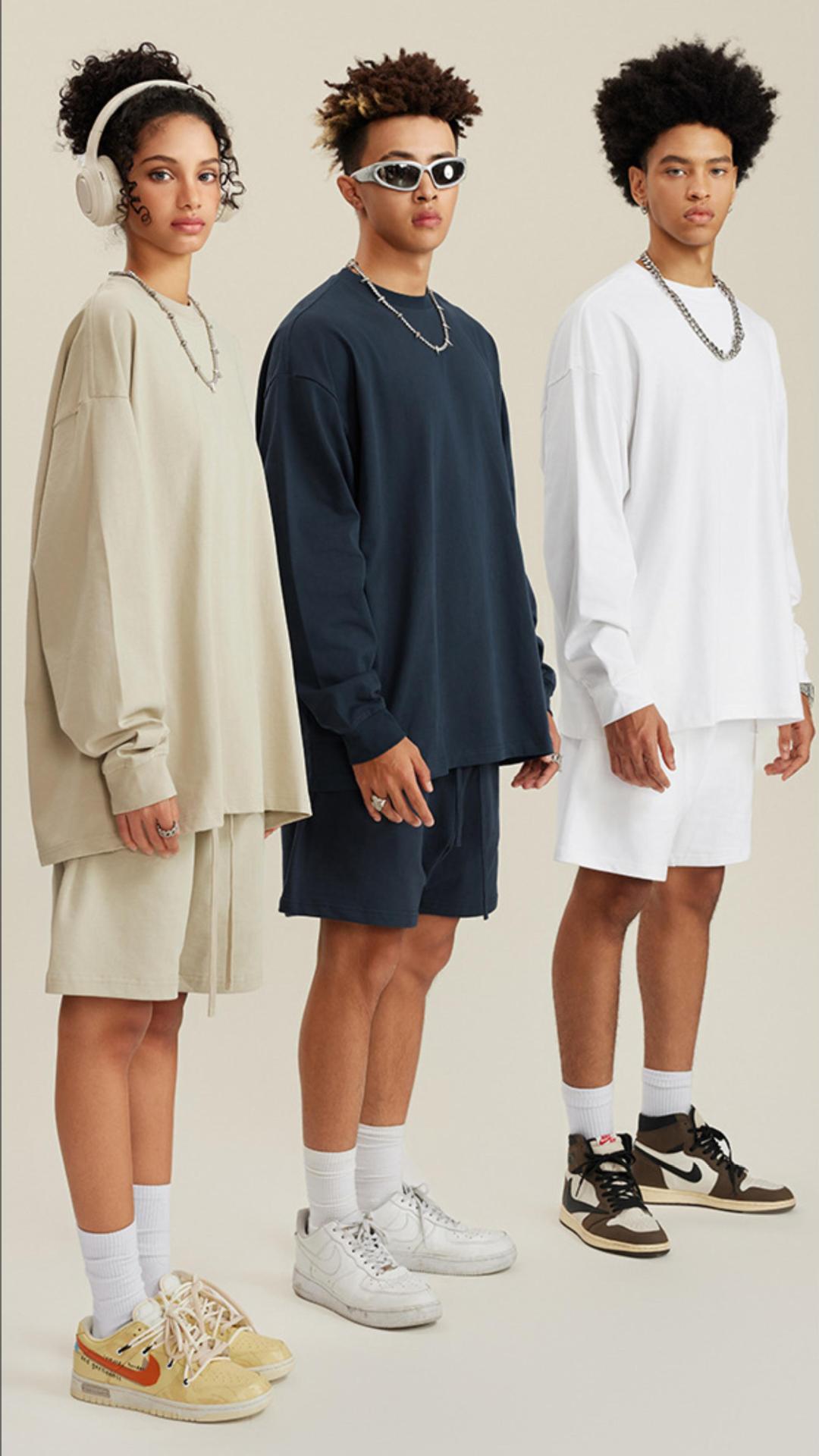 Wholesale Summer Shorts Solid Color Casual Sports Loose Beach Pants