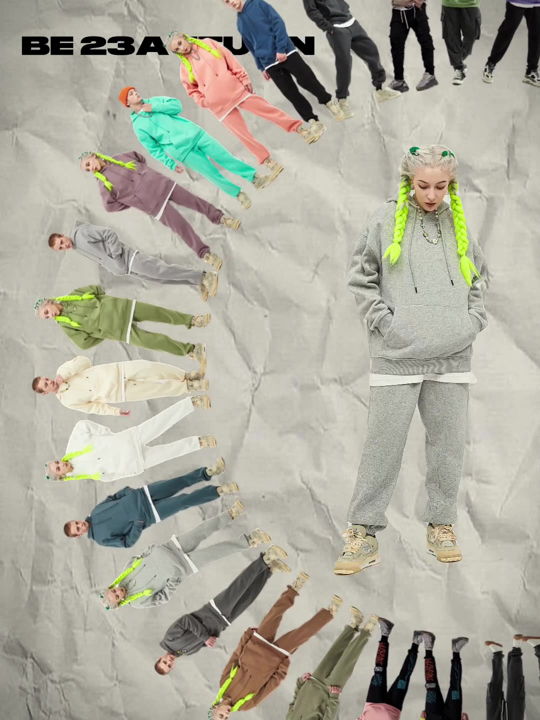 Women's Winter Relaxed Fit Fleece Warm Sweatpants Hip Hop Elastic Waist Jogger