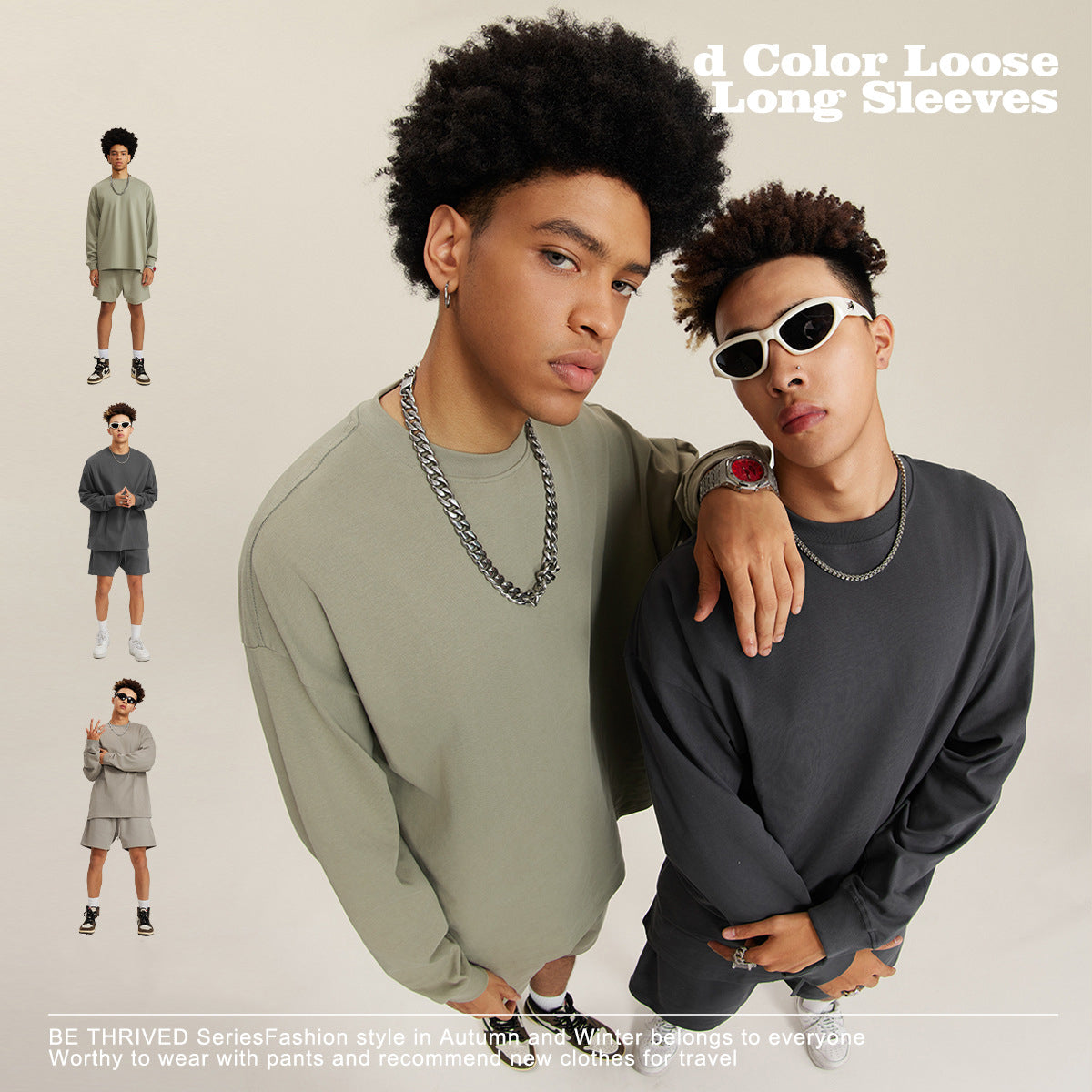 Wholesale Sweatshirt Solid Color Long Sleeve