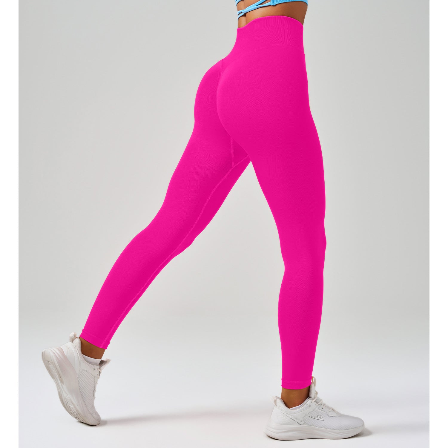Women's High Abdominal Waist Tight Fitness Pants