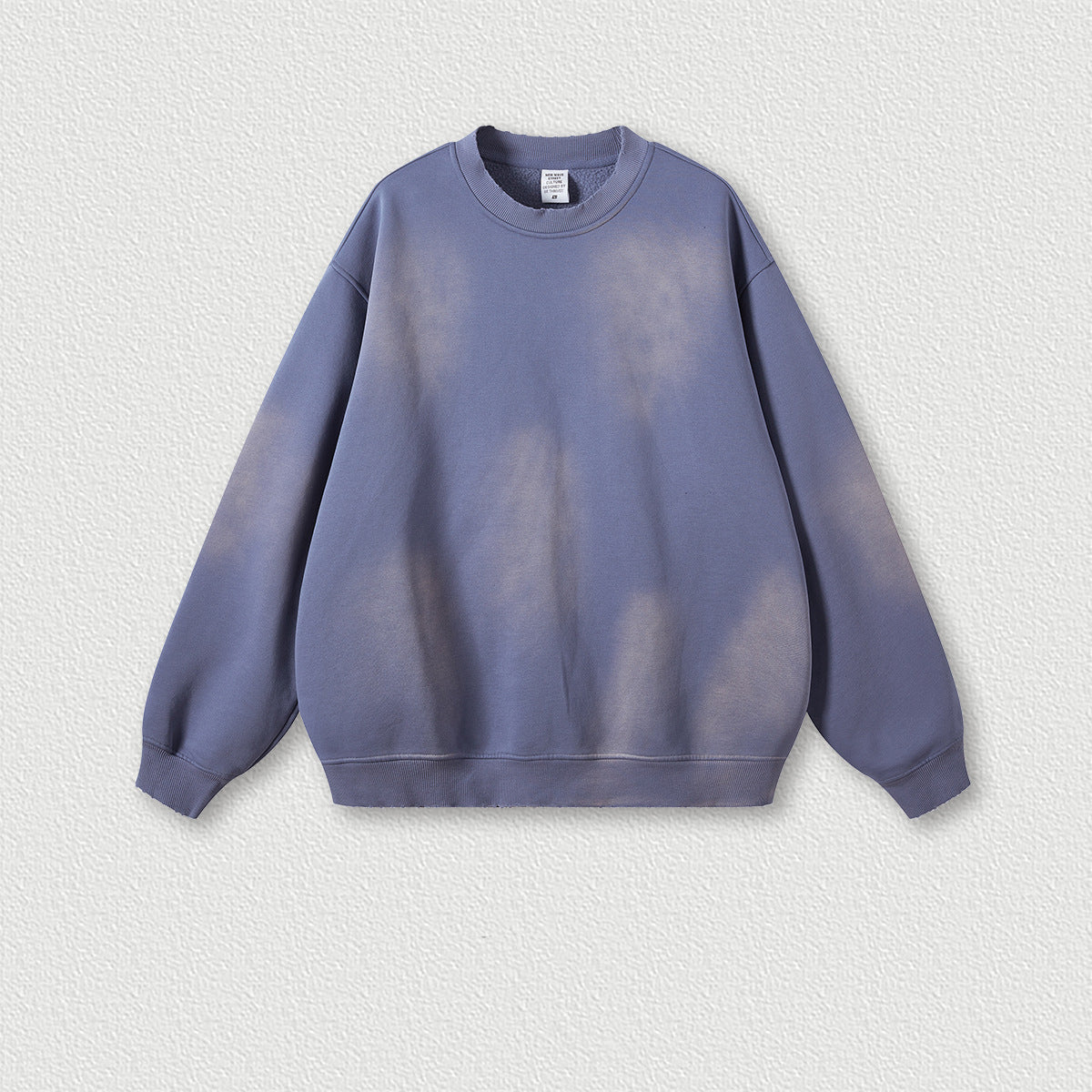 Wholesale Niche Washed Heavyweight Velvet Sweatshirt