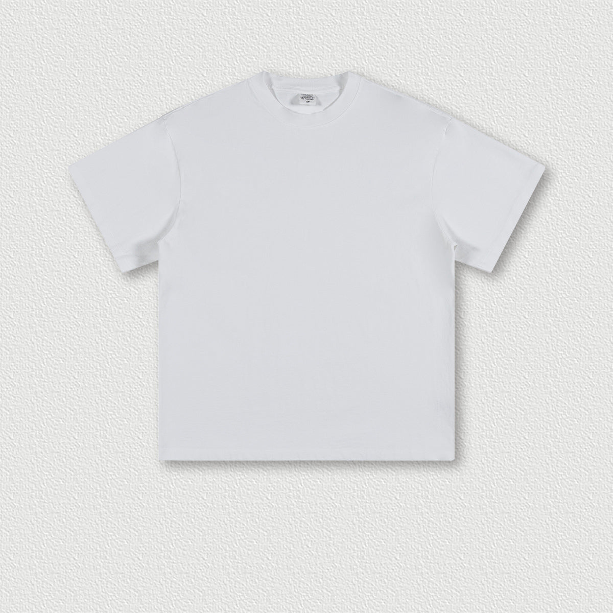 Men's Wear Heavy Washed Short Sleeve Round Neck