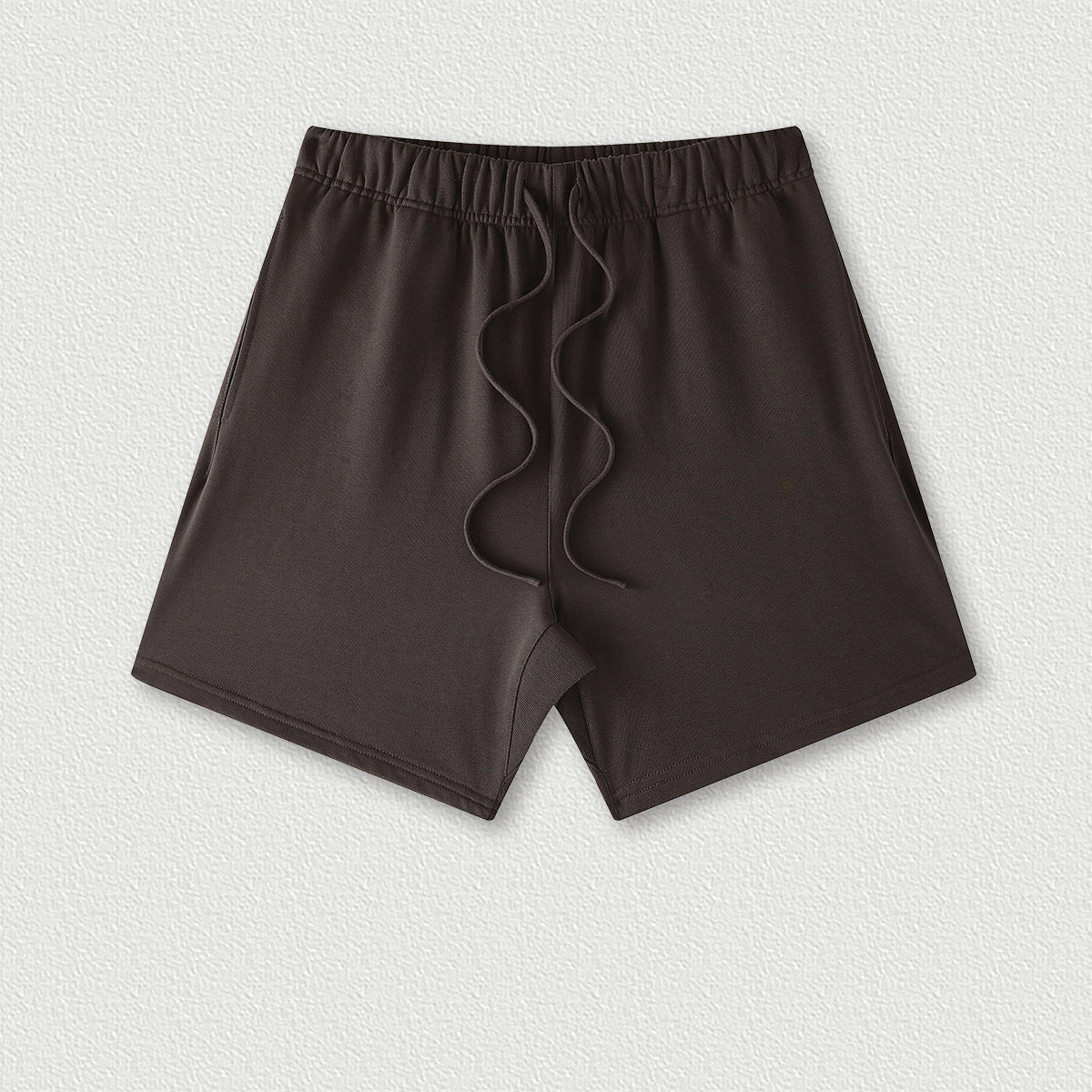 Men's Loose Drawstring Casual Shorts Color Tee