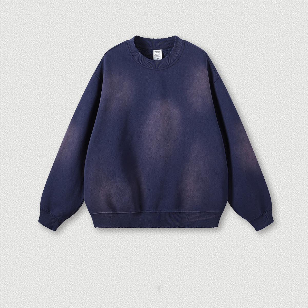 Wholesale Niche Washed Heavyweight Velvet Sweatshirt