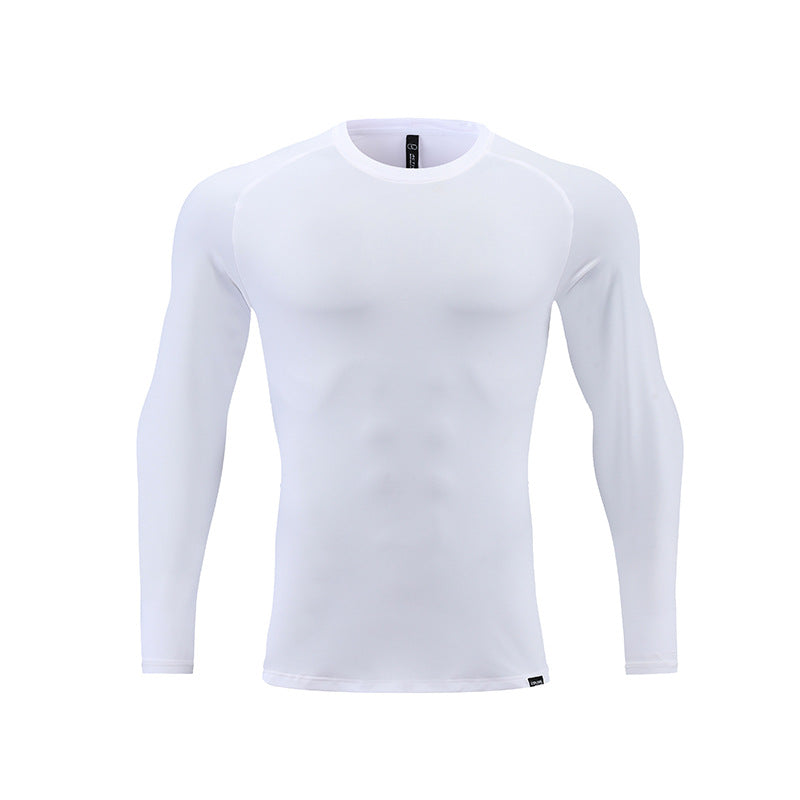 Men's Sports Long-Sleeved Autumn Thin Tops Outdoor Running Quick-Drying