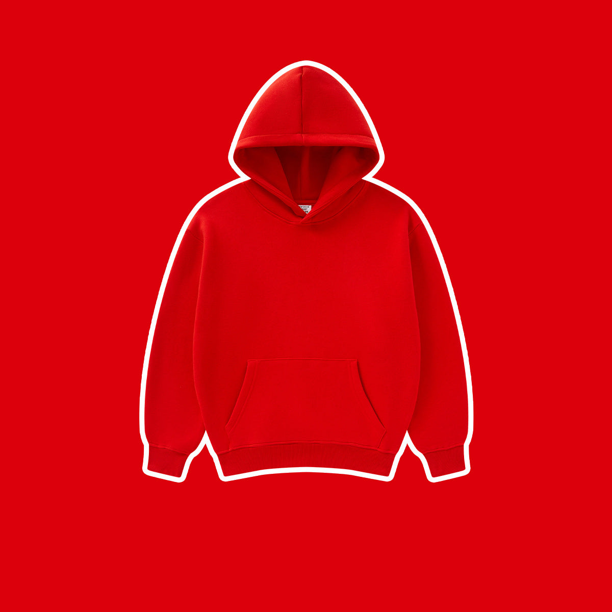 Children's Sweatshirt Hoodie Solid Color Heavy Fleece