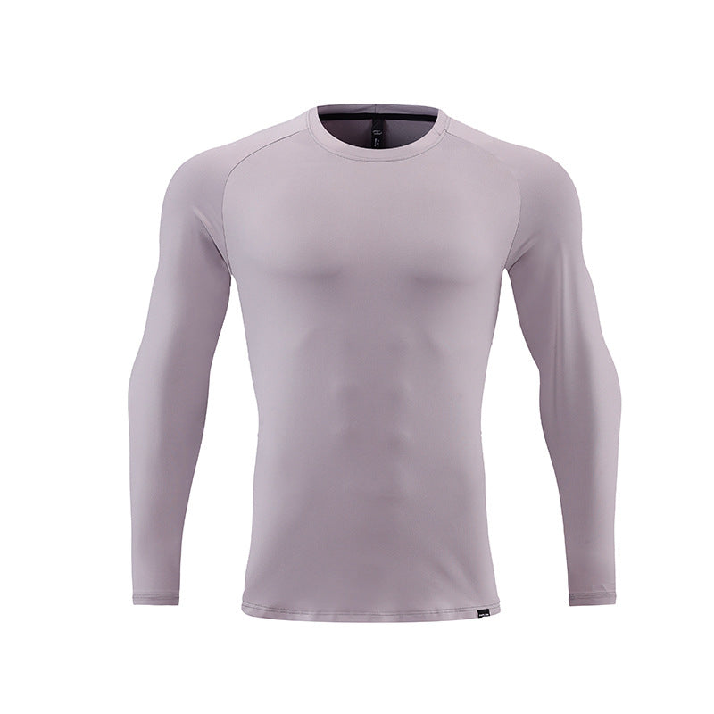 Men's Sports Long-Sleeved Autumn Thin Tops Outdoor Running Quick-Drying