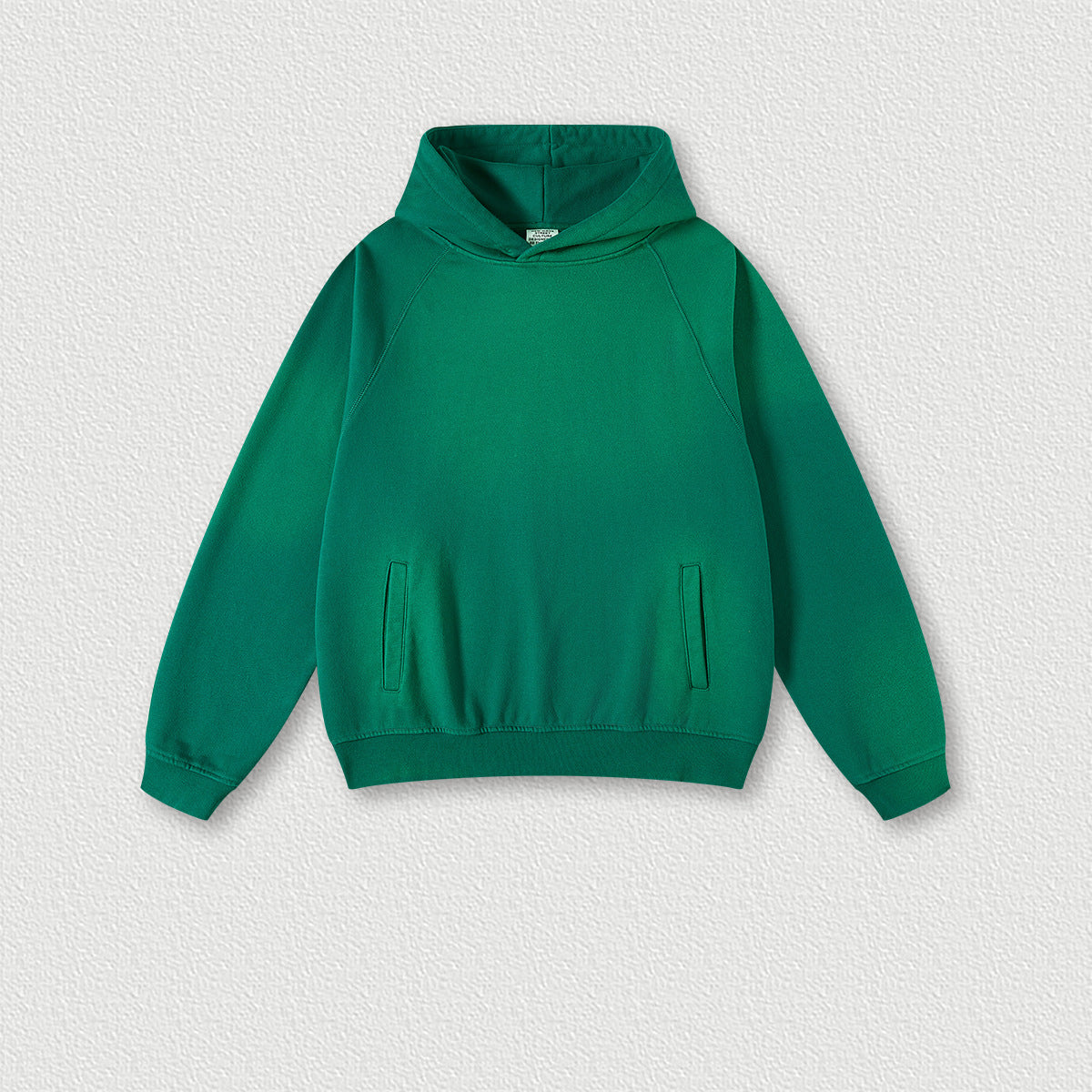 Wholesale Wear Heavy Washed Gradient and Velvet Hooded Loose Trendy Brand