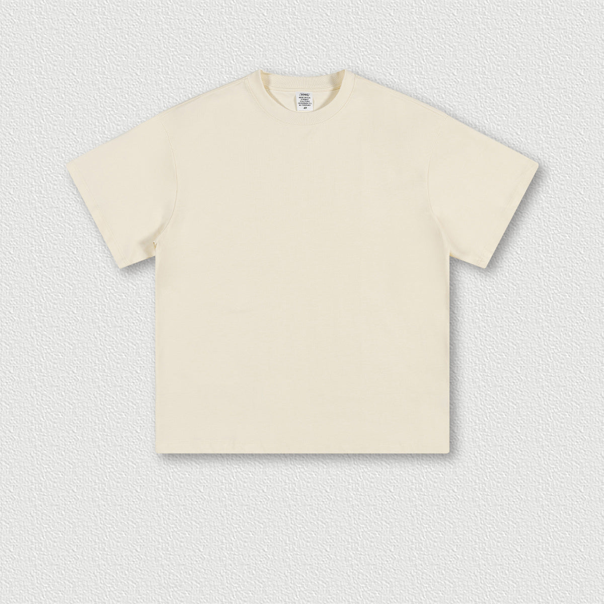Men's Wear Earth Color T-shirt Solid Color Cotton Short Sleeves
