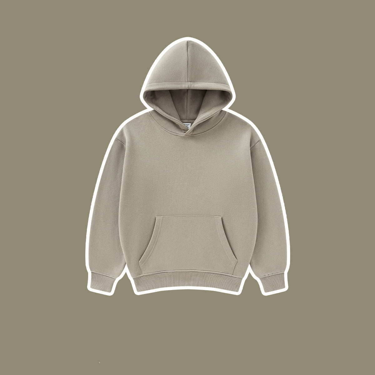 Children's Sweatshirt Hoodie Solid Color Heavy Fleece