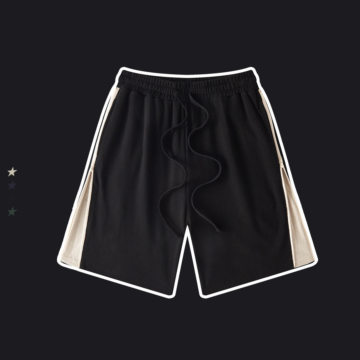 Wholesale Solid Color Campus Style Shorts