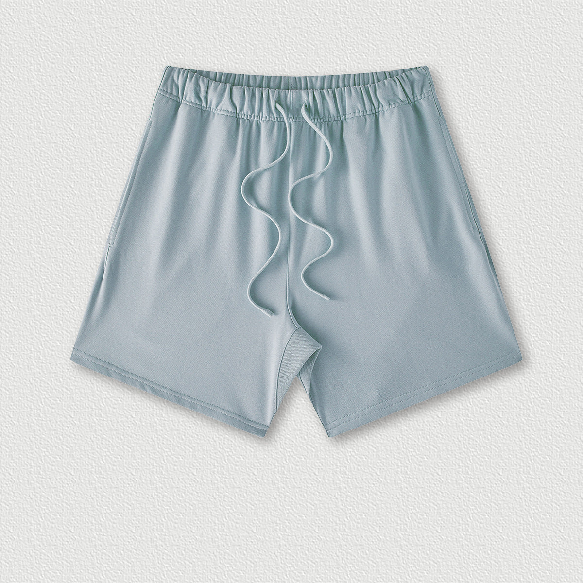 Men's Loose Drawstring Casual Shorts Color Tee