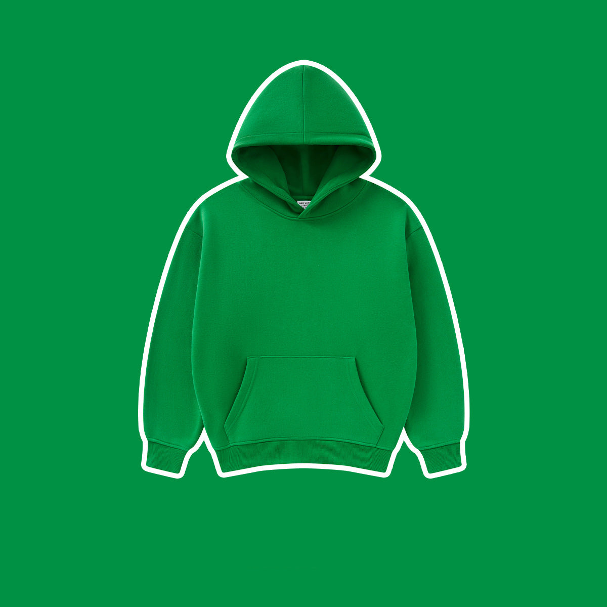 Children's Sweatshirt Hoodie Solid Color Heavy Fleece