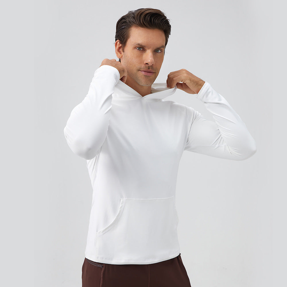 Men's Sports Hooded Moisture-Absorbent Quick-Drying Fitness Clothing