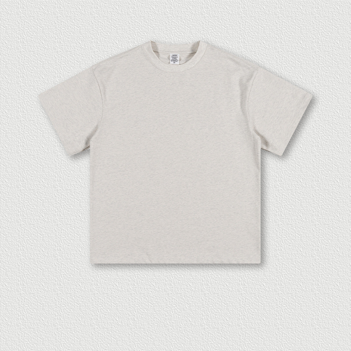 Men's Wear Earth Color T-shirt Solid Color Cotton Short Sleeves