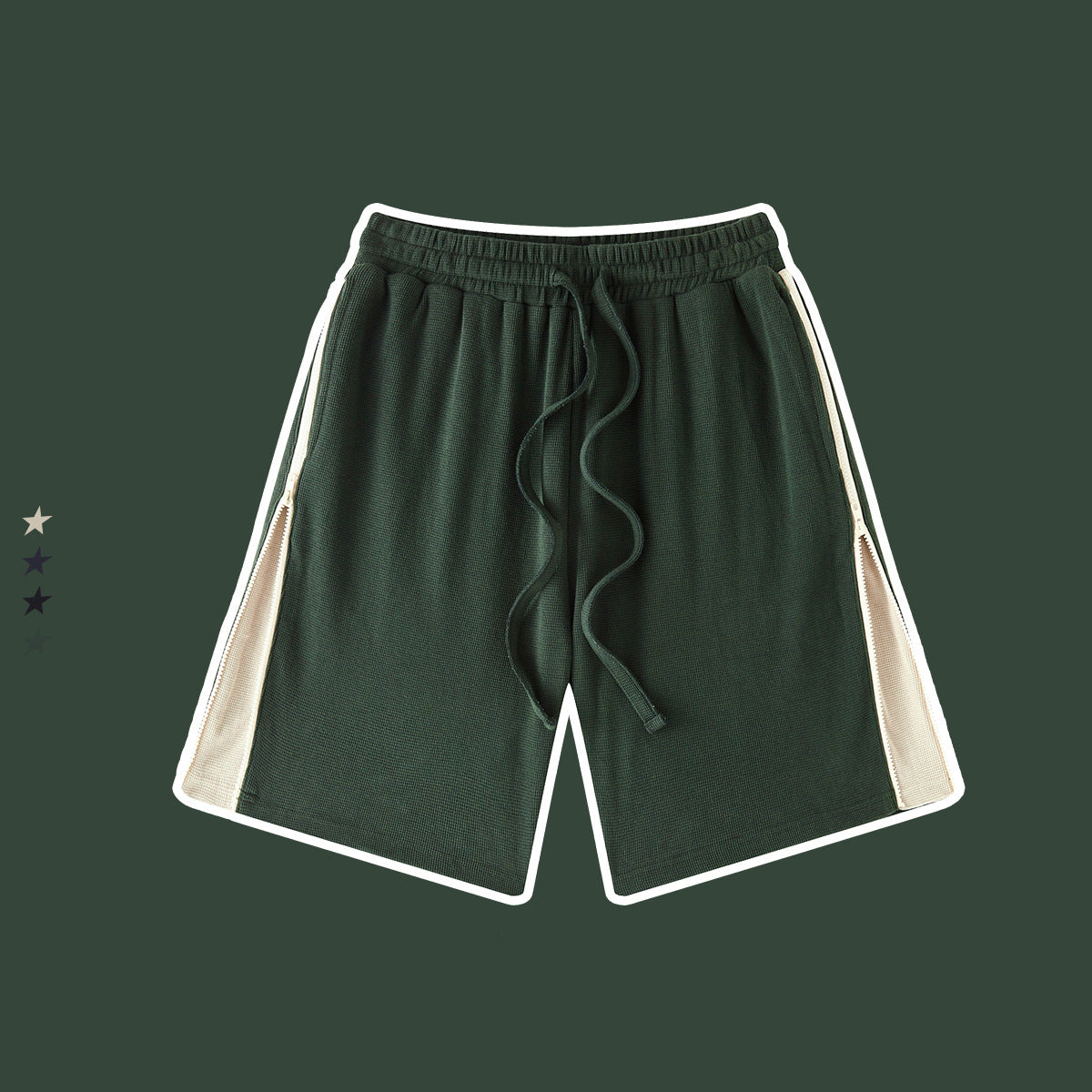 Wholesale Solid Color Campus Style Shorts