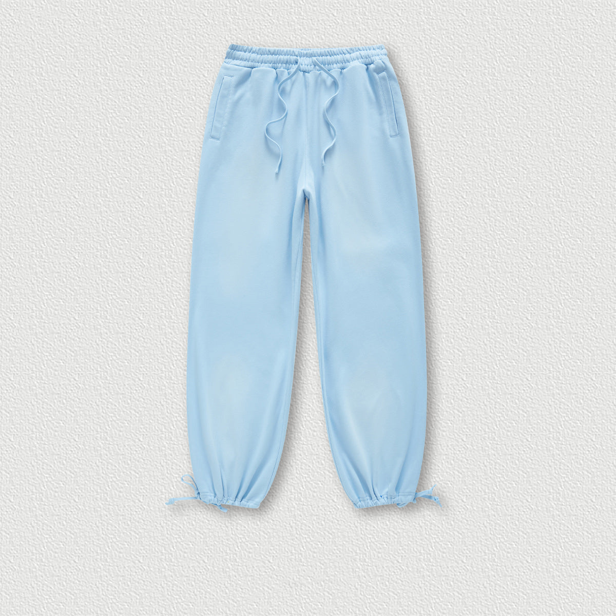 Wholesale Trouser Heavy Washed Gradient and Velvet Hooded Loose Trendy Brand