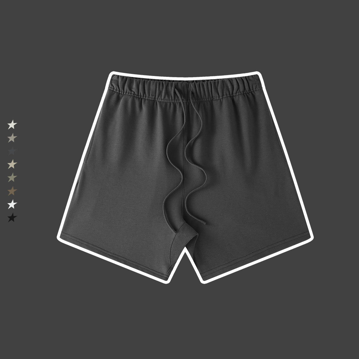 Wholesale Heavy Earth Fog Color Basic Shorts