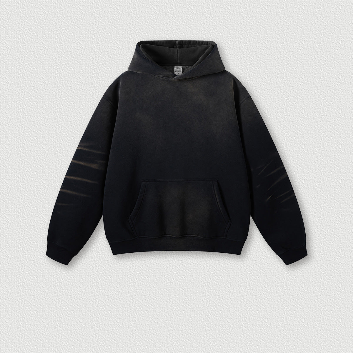 Wholesale Niche Washed Heavyweight Velvet Hooded Sweatshirt