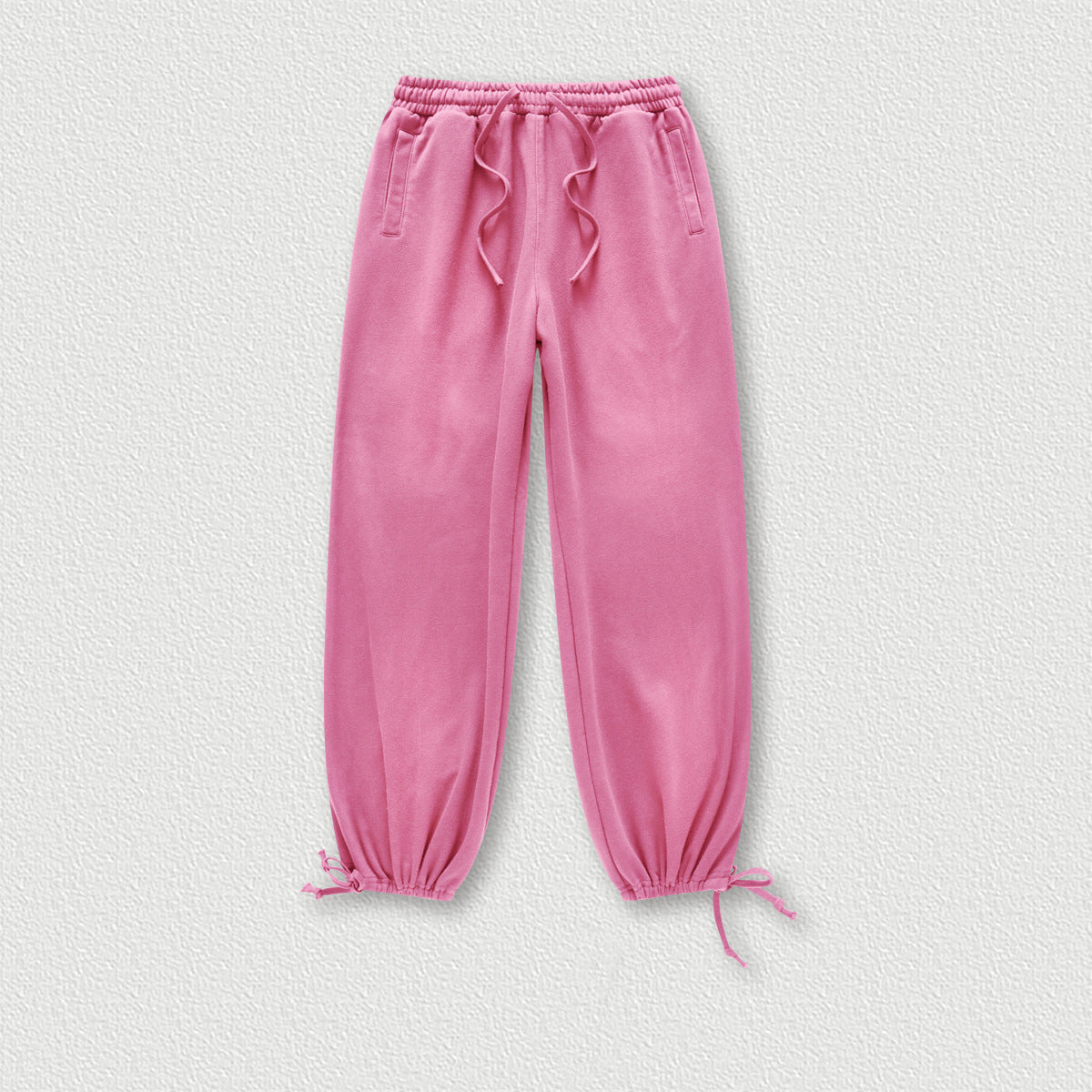 Wholesale Trouser Heavy Washed Gradient and Velvet Hooded Loose Trendy Brand