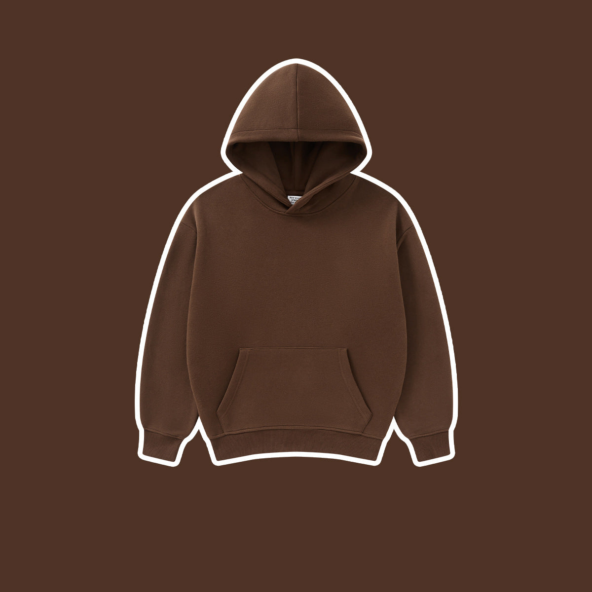 Children's Sweatshirt Hoodie Solid Color Heavy Fleece