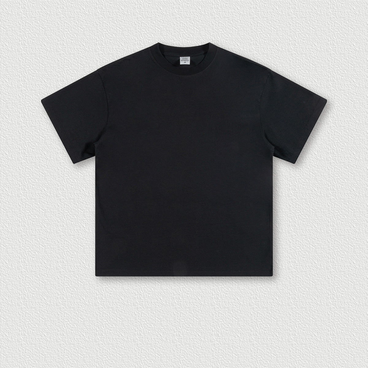 Men's Wear Heavy Washed Short Sleeve Round Neck