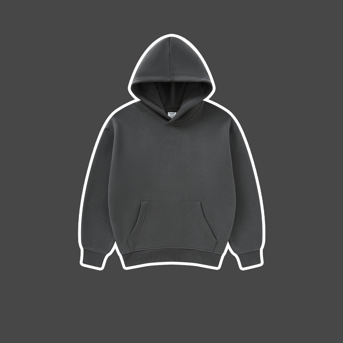 Children's Sweatshirt Hoodie Solid Color Heavy Fleece