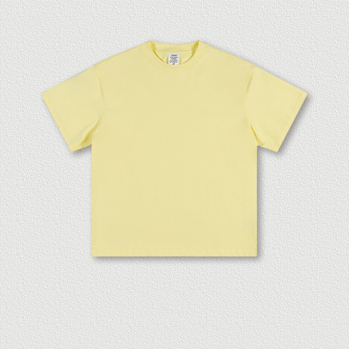 Men's Wear Earth Color T-shirt Solid Color Cotton Short Sleeves