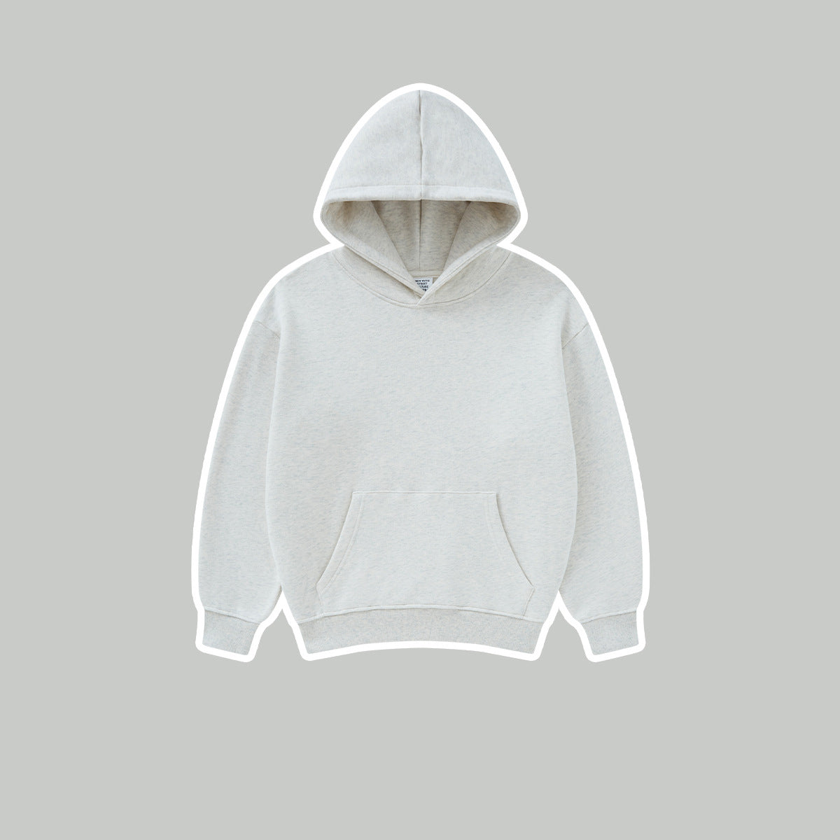 Children's Sweatshirt Hoodie Solid Color Heavy Fleece