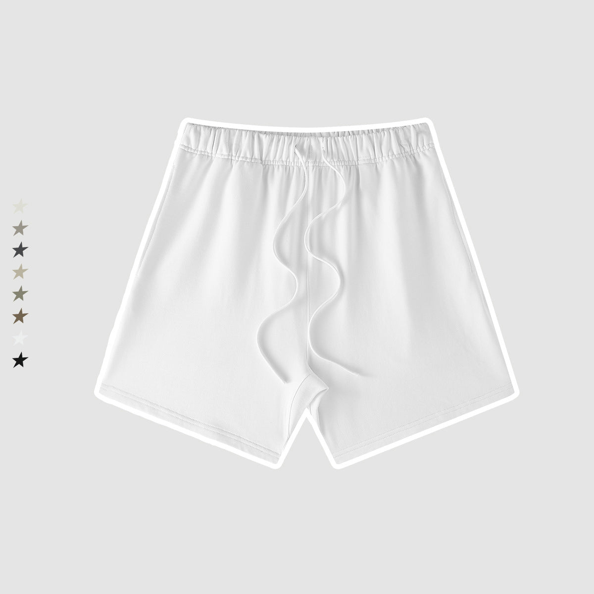 Wholesale Heavy Earth Fog Color Basic Shorts