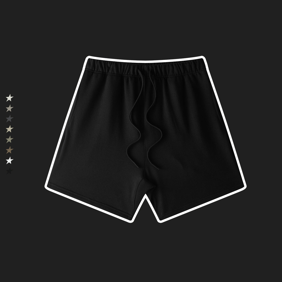 Wholesale Heavy Earth Fog Color Basic Shorts