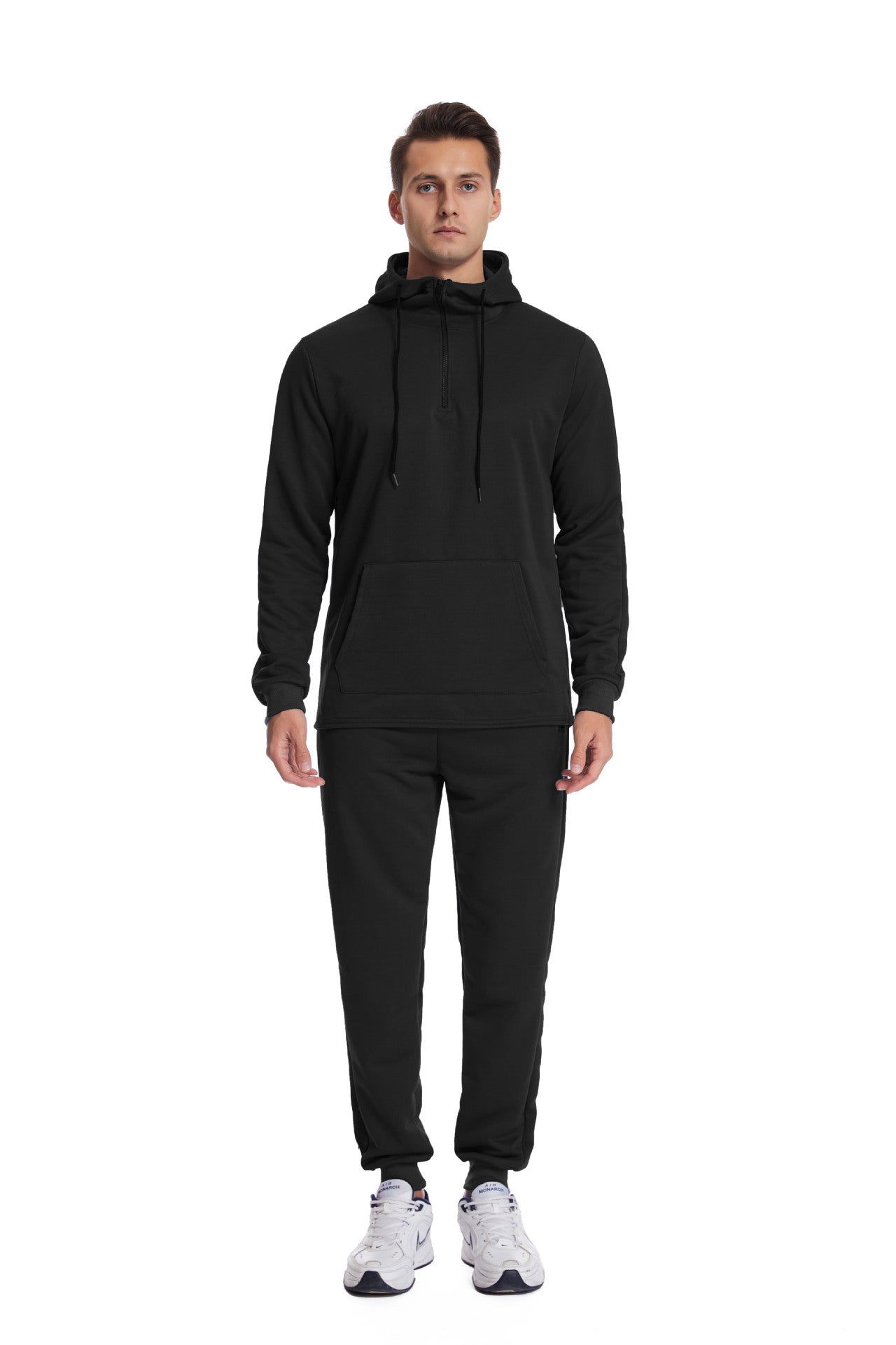 Men's Sports Half-Zip Hooded Suits